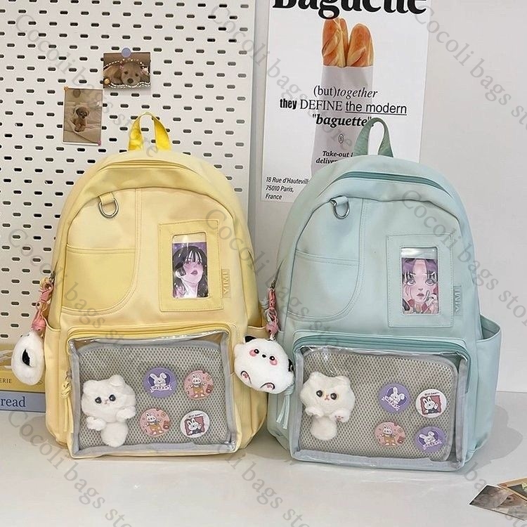 Canvas Backpack Casual - Plecak w jednolitym kolorze, w kolorach