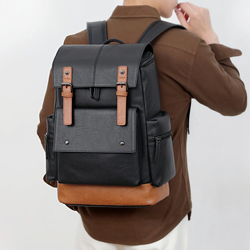 Nowy męski plecak w stylu vint – Leather Backpack Vintage recenzja i cena