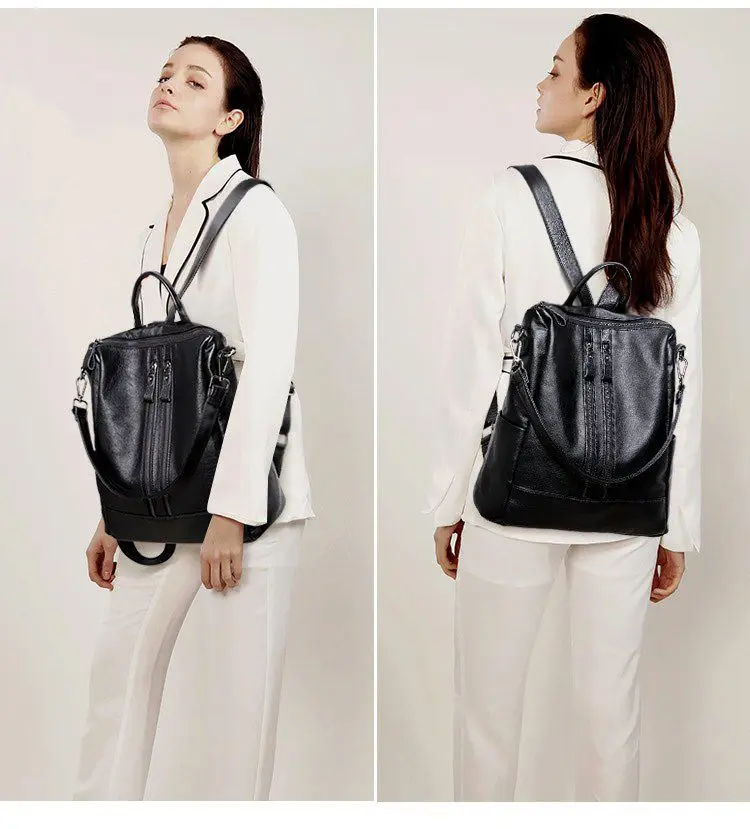 Damski plecak ze skóry ekologi – Canvas Backpack Casual recenzja i cena