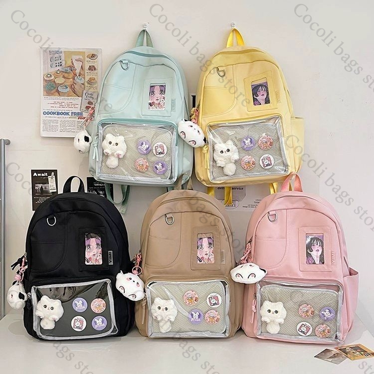 Plecak w jednolitym kolorze, w – Canvas Backpack Casual recenzja i cena